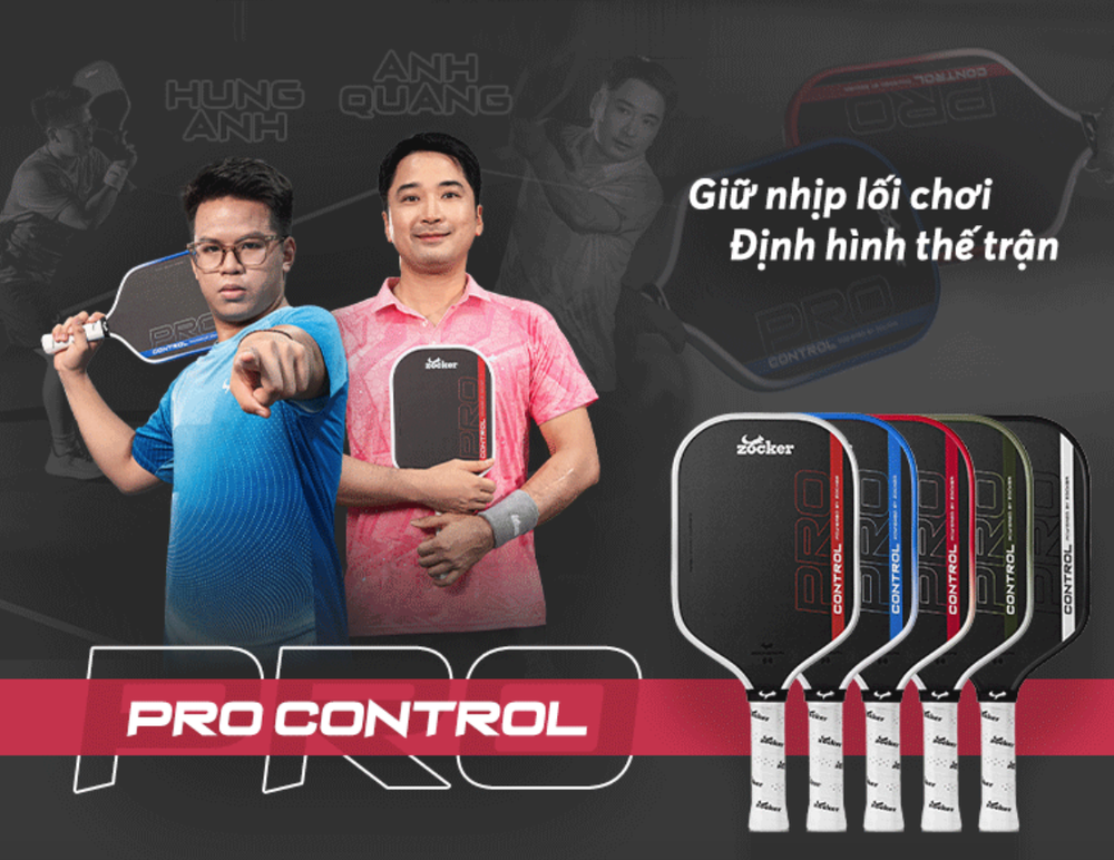 Zocker Pro Control - Mảnh ghép cuối cùng hoàn thiện bộ 3 siêu phẩm vợt Zocker - Ảnh 1. Zocker Pro Control - Mảnh ghép cuối cùng hoàn thiện bộ 3 siêu phẩm vợt Zocker - Ảnh 1.