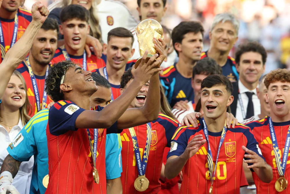 Xác định tiền thưởng của ĐT Tây Ban Nha và Argentina sau chung kết World Cup 2026 - Ảnh 1. Xác định tiền thưởng của ĐT Tây Ban Nha và Argentina sau chung kết World Cup 2026 - Ảnh 1.