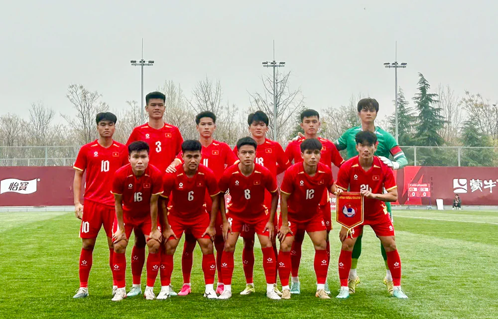 Olympic Việt Nam vào nhóm hạt giống số 1 tại lễ bốc thăm môn bóng đá nam ASIAD 2026 - Ảnh 1. Olympic Việt Nam vào nhóm hạt giống số 1 tại lễ bốc thăm môn bóng đá nam ASIAD 2026 - Ảnh 1.