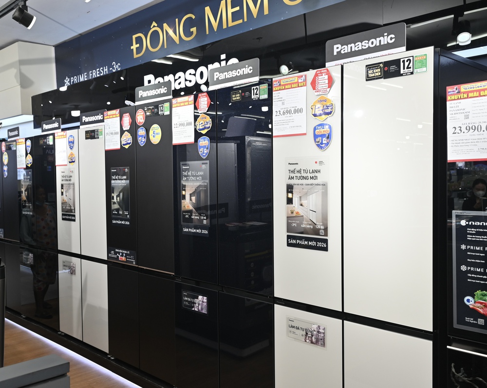 Panasonic chính thức giới thiệu dòng Tủ lạnh 4 cánh âm tường mới 2026 - Ảnh 1. Panasonic chính thức giới thiệu dòng Tủ lạnh 4 cánh âm tường mới 2026 - Ảnh 1.