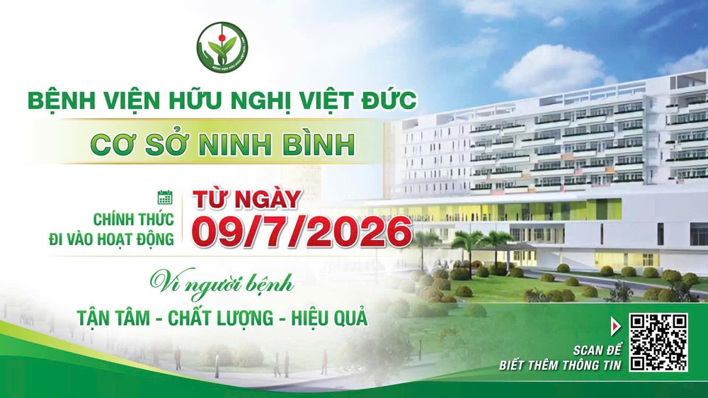 Bệnh viện Việt Đức cơ sở Ninh Bình chính thức tiếp nhận người bệnh từ ngày 9/7 - Ảnh 1. Bệnh viện Việt Đức cơ sở Ninh Bình chính thức tiếp nhận người bệnh từ ngày 10/7 - Ảnh 1.