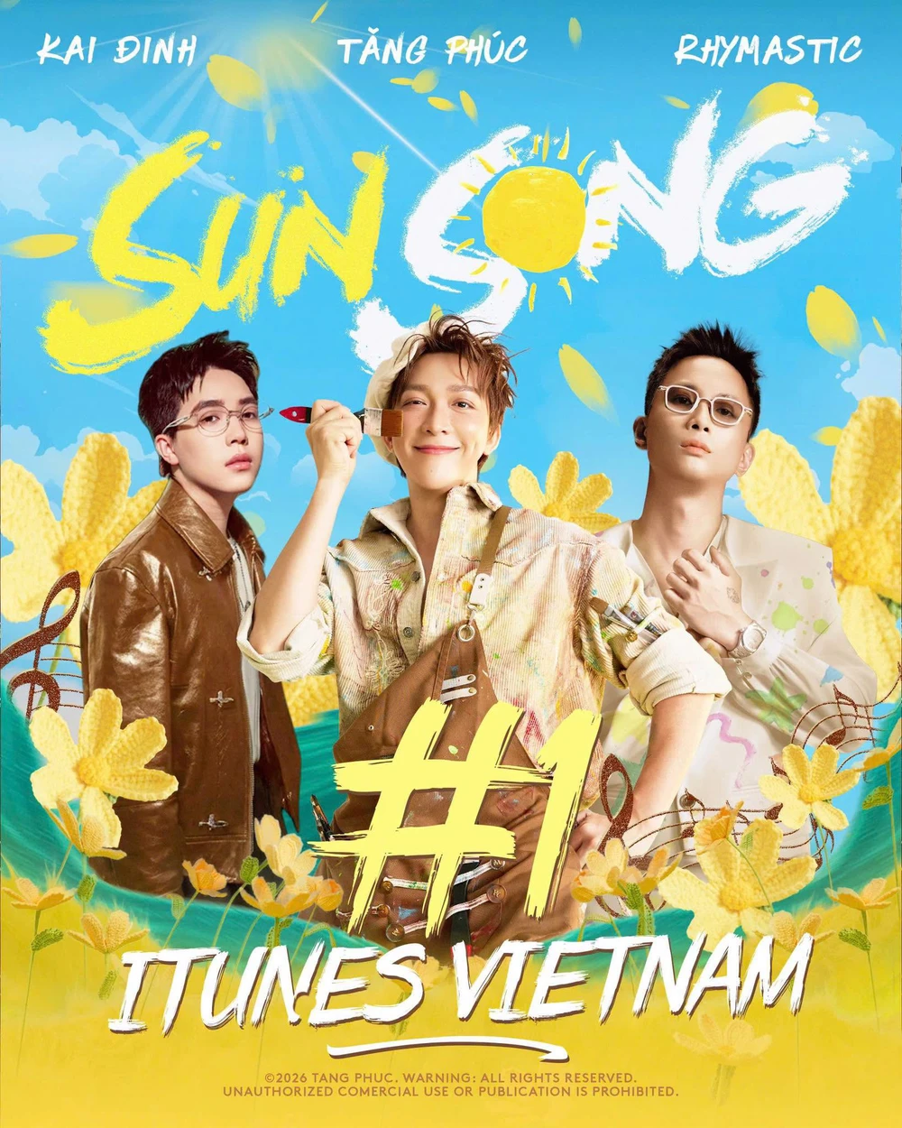 Tăng Phúc lập chuỗi thành tích ấn tượng với dự án "Sun Song" - Ảnh 2. Tăng Phúc lập chuỗi thành tích ấn tượng với dự án "Sun Song" - Ảnh 2.