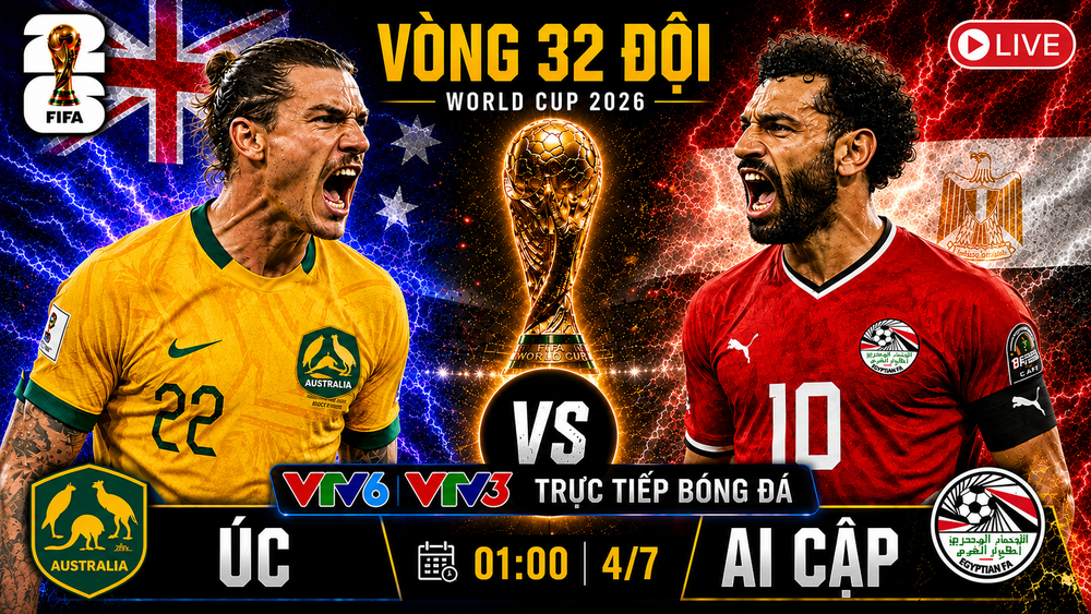TRỰC TIẾP bóng đá Úc vs Ai Cập 01h00 hôm nay, vòng 32 đội World Cup 2026 - Ảnh 3. TRỰC TIẾP bóng đá Úc vs Ai Cập 01h00 hôm nay, vòng 32 đội World Cup 2026 - Ảnh 3.
