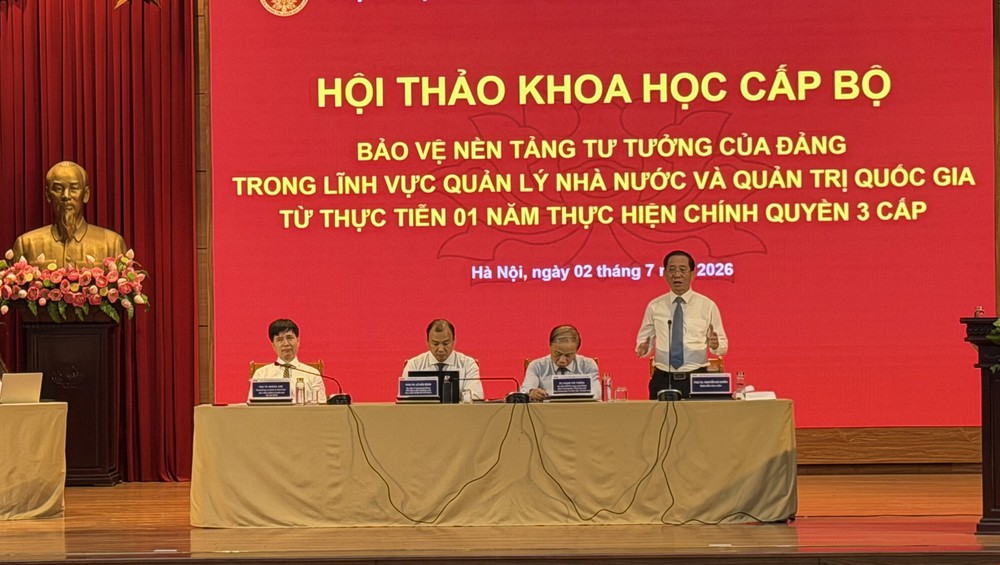 Quản trị quốc gia hiệu quả - Hệ giá trị bảo vệ nền tảng tư tưởng của Đảng - Ảnh 1.