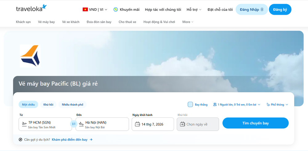 Đặt vé Pacific Airlines nhanh chóng với Traveloka - Ảnh 2. Đặt vé Pacific Airlines nhanh chóng với Traveloka - Ảnh 2.
