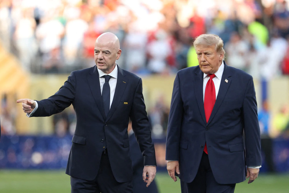 Tổng thống Mỹ Donald Trump muốn chủ tịch FIFA Infantino dẫn dắt... Liên hiệp quốc - Ảnh 1.