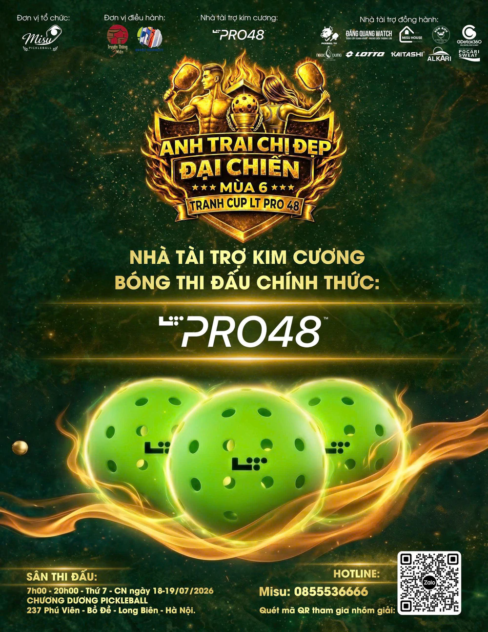 Giải Pickleball "Anh trai chị đẹp đại chiến - Mùa 6 tranh cúp LT PRO 48" quy tụ gần 1.000 VĐV từ khắp mọi nơi tới tham dự - Ảnh 4. Giải Pickleball "Anh trai chị đẹp đại chiến - Mùa 6 tranh cúp LT PRO 48" quy tụ gần 1.000 VĐV từ khắp mọi nơi tới tham dự - Ảnh 4.