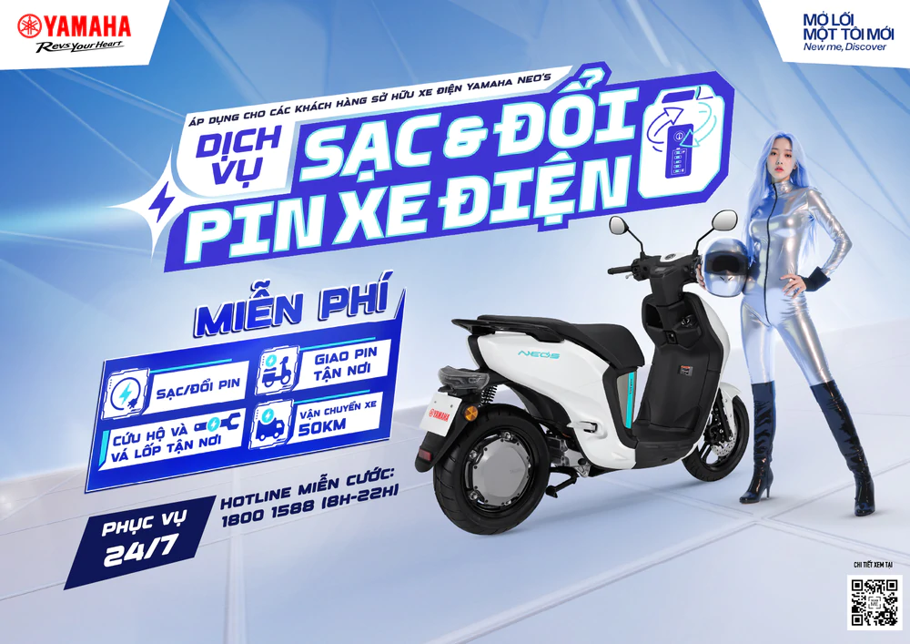 Vi vu mượt mà hơn với Yamaha NEO's, không lo gián đoạn hành trình với dịch vụ mới - Ảnh 1.