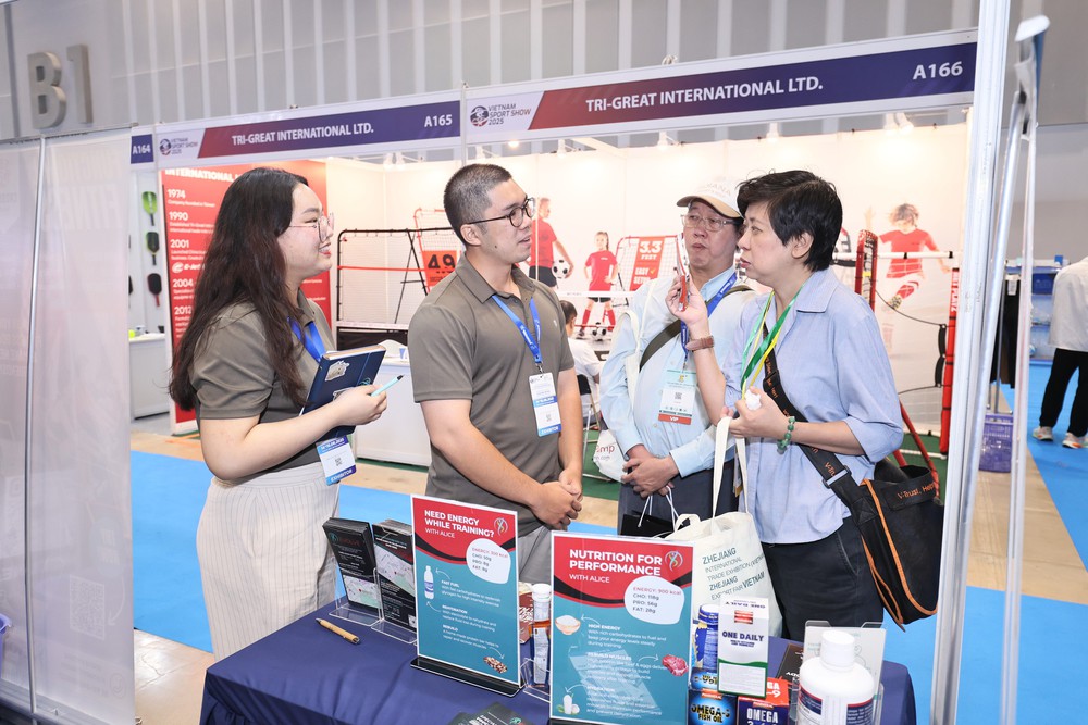 Vietnam Sport Show 2026 quy tụ hàng trăm doanh nghiệp quốc tế, thúc đẩy ngành công nghiệp thể thao Việt Nam - Ảnh 5. Vietnam Sport Show 2026 quy tụ hàng trăm doanh nghiệp quốc tế, thúc đẩy ngành công nghiệp thể thao Việt Nam - Ảnh 5.