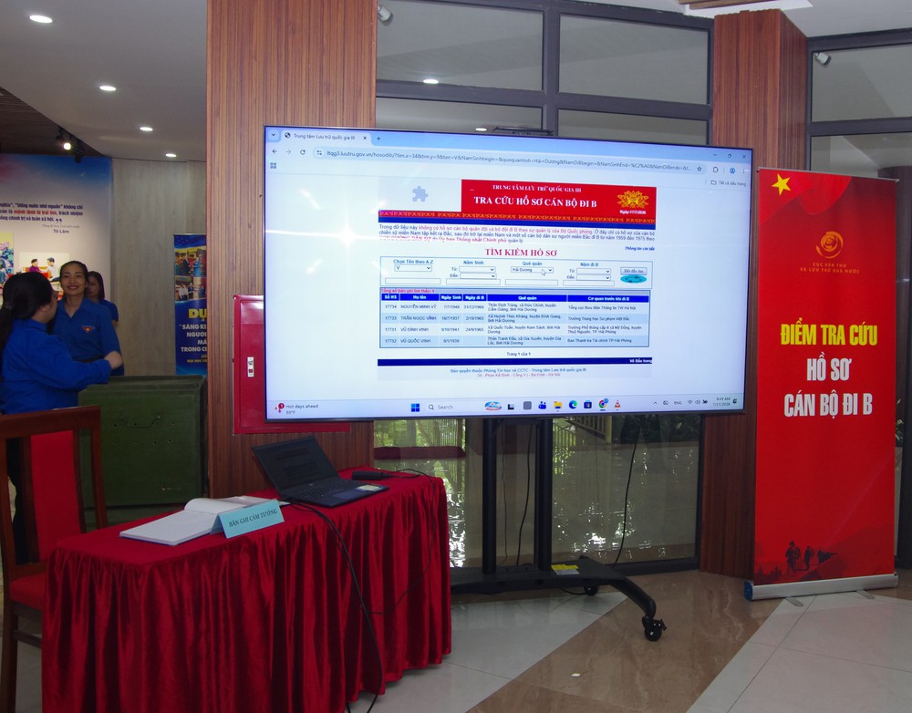 Chuyển đổi số "chắp cánh" cho ngành lưu trữ - Ảnh 2. Chuyển đổi số "chắp cánh" cho ngành lưu trữ - Ảnh 2.