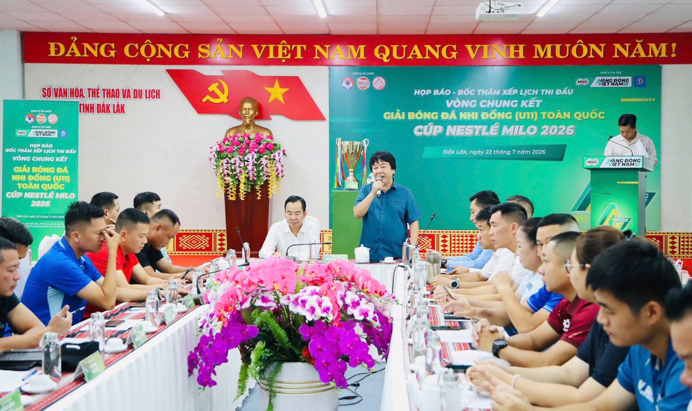 24 đội bóng tranh tài tại VCK giải U11 toàn quốc Cúp Nestlé MILO 2026 - Ảnh 2.