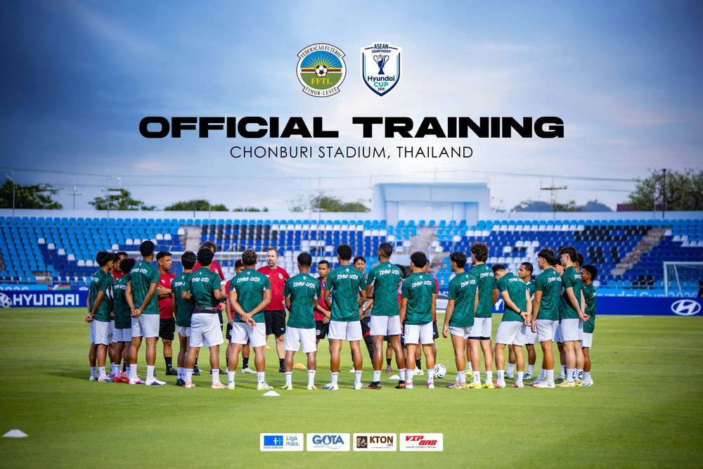 Dù bị đánh giá thấp hơn tuyển Việt Nam Timor Leste hứa hẹn sẽ mang đến không ít thử thách khi sở hữu lực lượng được xem là mạnh nhất trong lịch sử bóng đá nước này để tham dự giải đấu khu vực. Ảnh: FFTL Dù bị đánh giá thấp hơn tuyển Việt Nam Timor Leste hứa hẹn sẽ mang đến không ít thử thách khi sở hữu lực lượng được xem là mạnh nhất trong lịch sử bóng đá nước này để tham dự giải đấu khu vực. Ảnh: FFTL