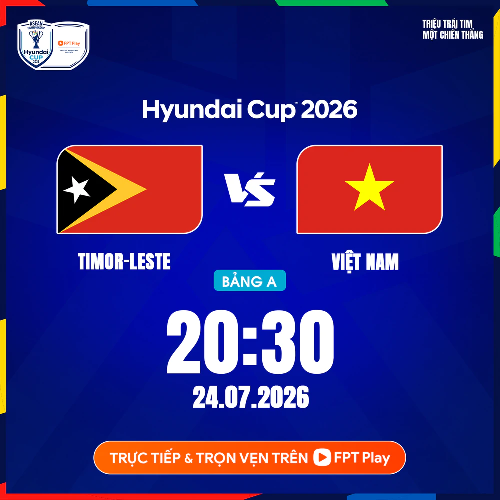 Link xem trực tiếp bóng đá ASEAN Cup 2026 hôm nay ngày 24/7 - Ảnh 6. Lịch thi đấu bóng đá hôm nay