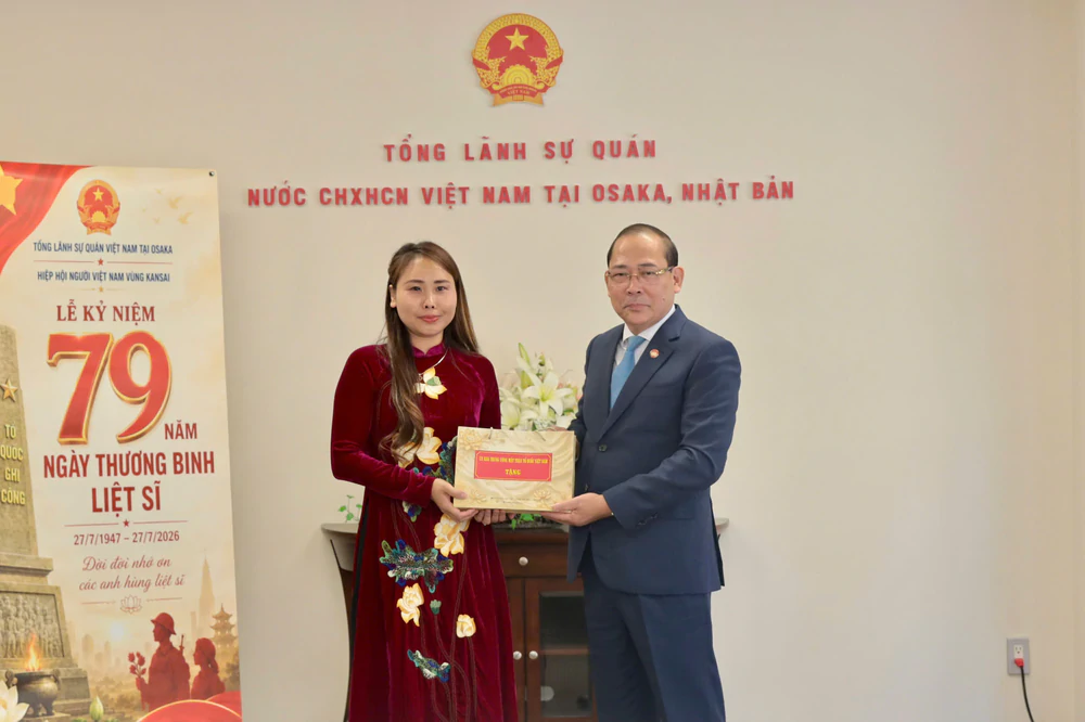 Hướng tới kỷ niệm 79 năm Ngày Thương binh - Liệt sĩ: Hiệp hội Người Việt Nam vùng Kansai lan tỏa tinh thần đại đoàn kết dân tộc - Ảnh 3.