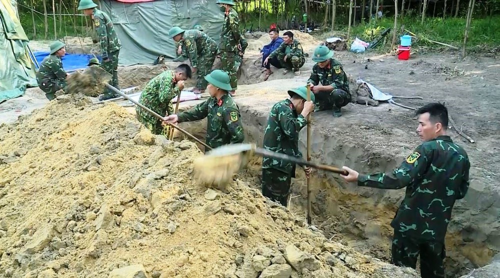 Quy tập 10 hài cốt liệt sĩ Trung đoàn 88 tại Câu Nhi - Ảnh 1. Quy tập 10 hài cốt liệt sĩ Trung đoàn 88 tại Câu Nhi - Ảnh 1.