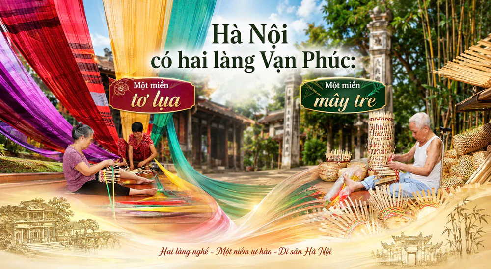 Hà Nội có hai làng Vạn Phúc: Một miền tơ lụa, một miền mây tre ! - Ảnh 1.