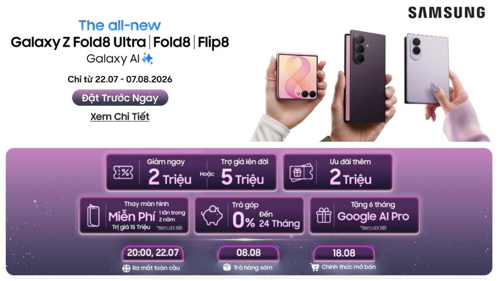 Galaxy Z Fold8: Top 5 điểm mới định hình style "ngắn - rộng - nhẹ" đầu tiên của Samsung gập - Ảnh 3.
