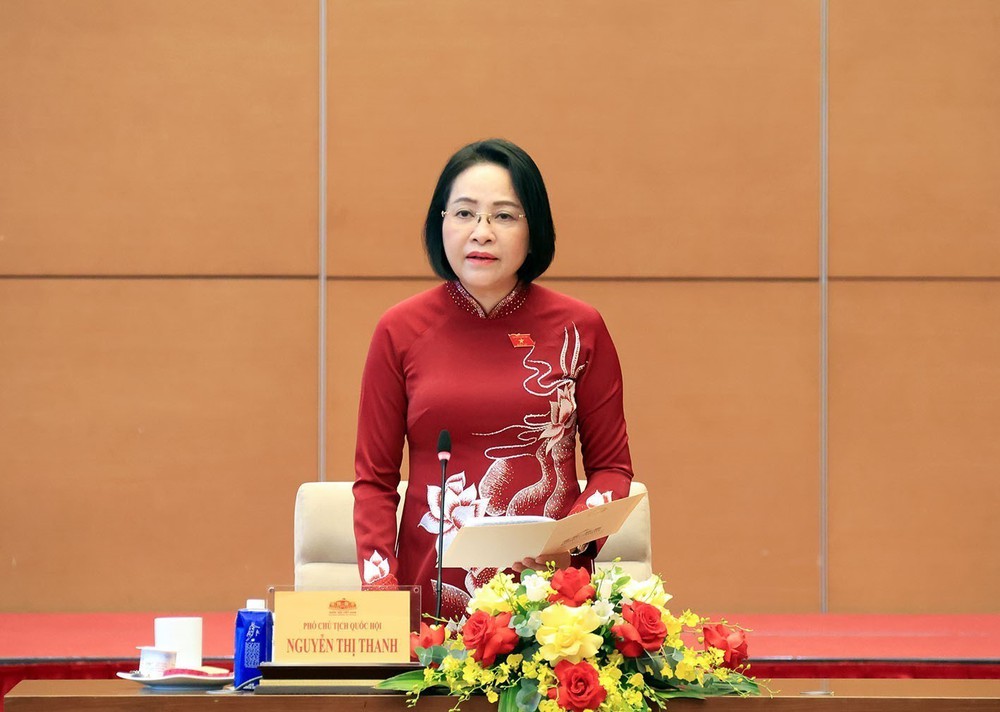 Phó Chủ tịch Quốc hội Nguyễn Thị Thanh gặp mặt Đoàn đại biểu người có công với cách mạng tiêu biểu - Ảnh 2. Phó Chủ tịch Quốc hội Nguyễn Thị Thanh gặp mặt Đoàn đại biểu người có công với cách mạng tiêu biểu - Ảnh 2.