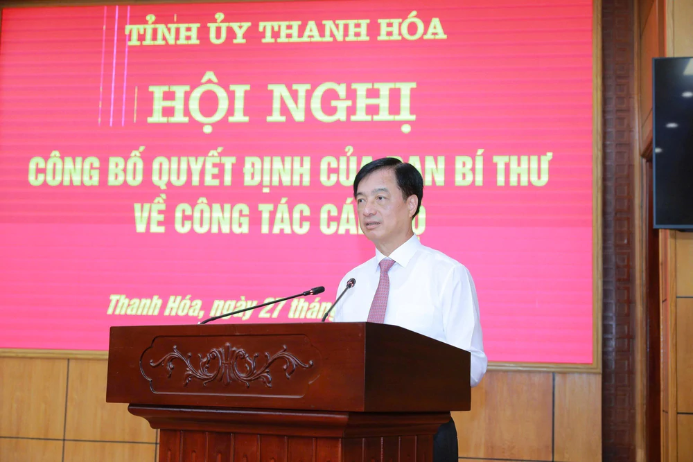 Thiếu tướng Tô Anh Dũng giữ chức Phó Bí thư Tỉnh ủy Thanh Hóa - Ảnh 3. Thiếu tướng Tô Anh Dũng giữ chức Phó Bí thư Tỉnh ủy Thanh Hóa - Ảnh 3.