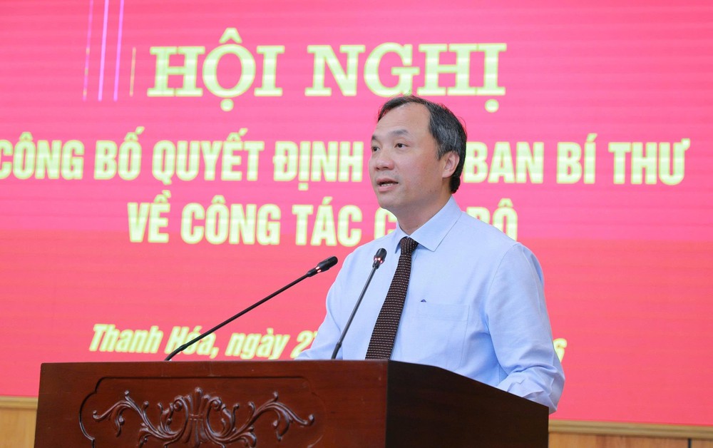 Thiếu tướng Tô Anh Dũng giữ chức Phó Bí thư Tỉnh ủy Thanh Hóa - Ảnh 1. Thiếu tướng Tô Anh Dũng giữ chức Phó Bí thư Tỉnh ủy Thanh Hóa - Ảnh 1.