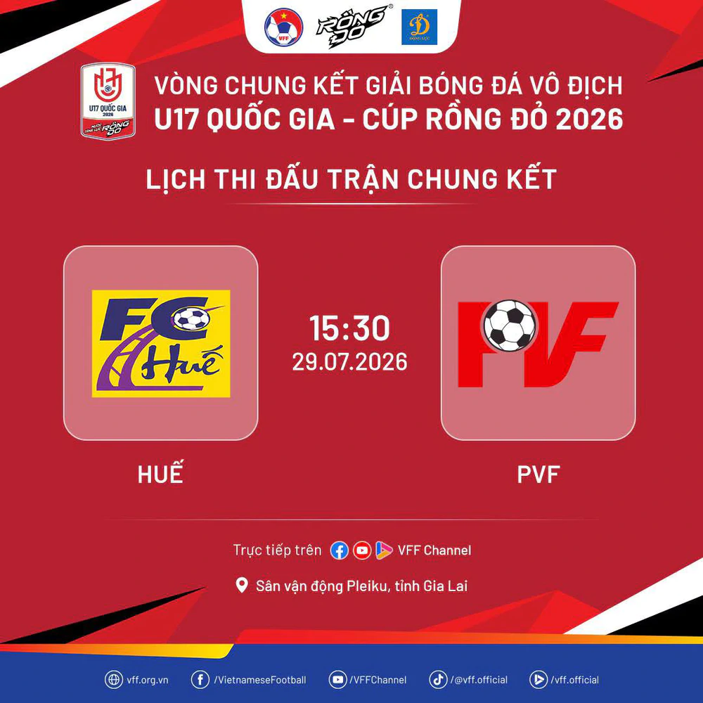 Lịch thi đấu bóng đá hôm nay