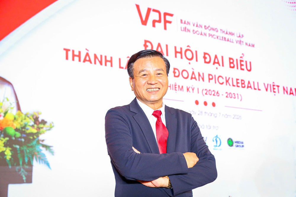 Ra mắt Liên đoàn Pickleball Việt Nam: Ông Lê Văn Thành giữ chức Chủ tịch nhiệm kỳ I (2026-2031) - Ảnh 3. Ra mắt Liên đoàn Pickleball Việt Nam: Ông Lê Văn Thành giữ chức Chủ tịch nhiệm kỳ I (2026-2031) - Ảnh 3.