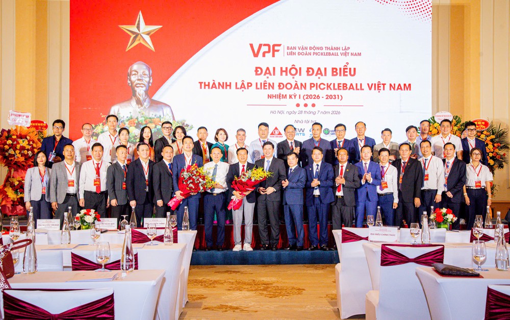 Ra mắt Liên đoàn Pickleball Việt Nam: Ông Lê Văn Thành giữ chức Chủ tịch nhiệm kỳ I (2026-2031) - Ảnh 5. Ra mắt Liên đoàn Pickleball Việt Nam: Ông Lê Văn Thành giữ chức Chủ tịch nhiệm kỳ I (2026-2031) - Ảnh 5.