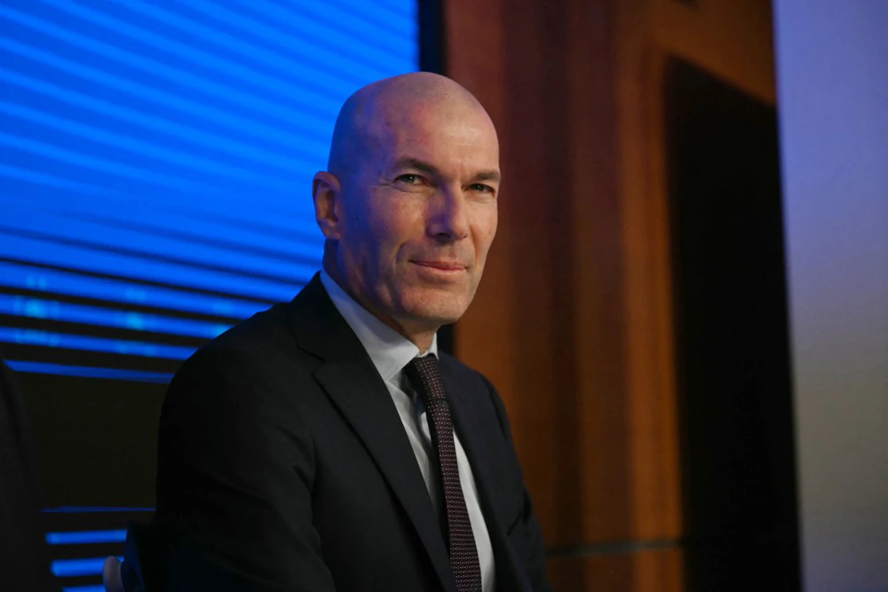 Tân HLV tuyển Pháp, Zinedine Zidane. Ảnh: AFP/TTXVN