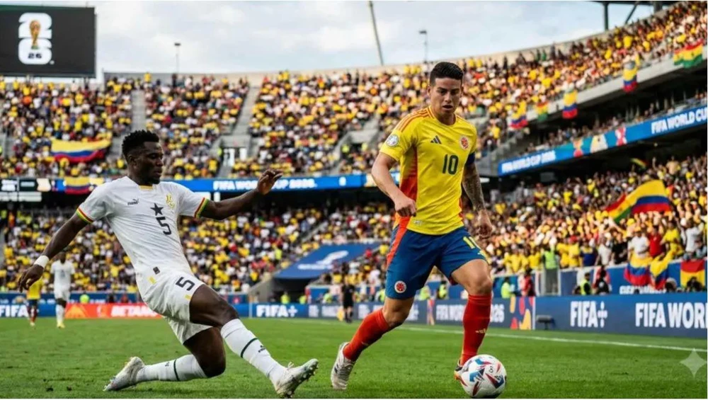 Link xem trực tiếp bóng đá World Cup 2026 hôm nay ngày 4/7: Colombia vs Ghana - Ảnh 1.