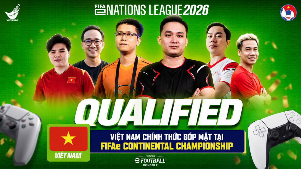 Đội tuyển eFootball Việt Nam giành vé dự giải châu lục của FIFAe - Ảnh 1.