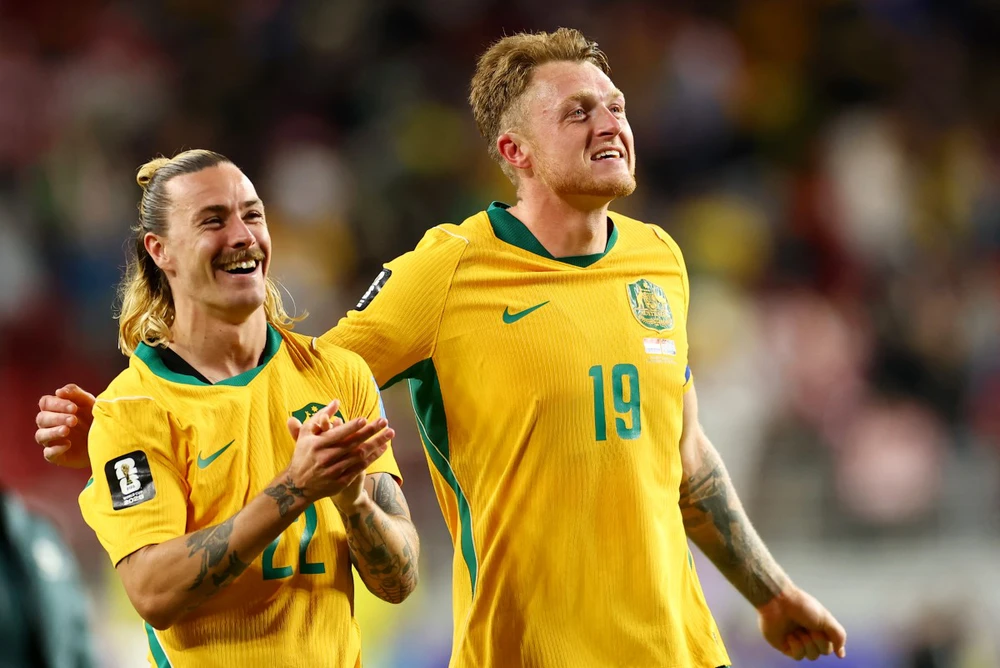Cuộc chiến ngôi sao Úc vs Ai Cập (vòng 32 đội World Cup 2026): Salah đối đầu 'tòa tháp' 1m98 - Ảnh 1. Úc vs Ai Cập