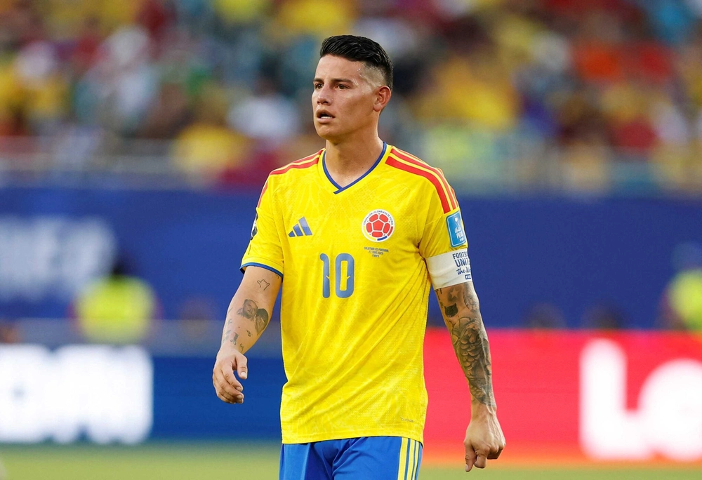 Cuộc chiến ngôi sao Colombia vs Ghana (World Cup 2026 vòng 32 đội): James Rodriguez đối đầu Partey - Ảnh 1. Cuộc chiến ngôi sao Colombia vs Ghana (World Cup 2026 vòng 32 đội): James Rodriguez đối đầu Partey - Ảnh 1.