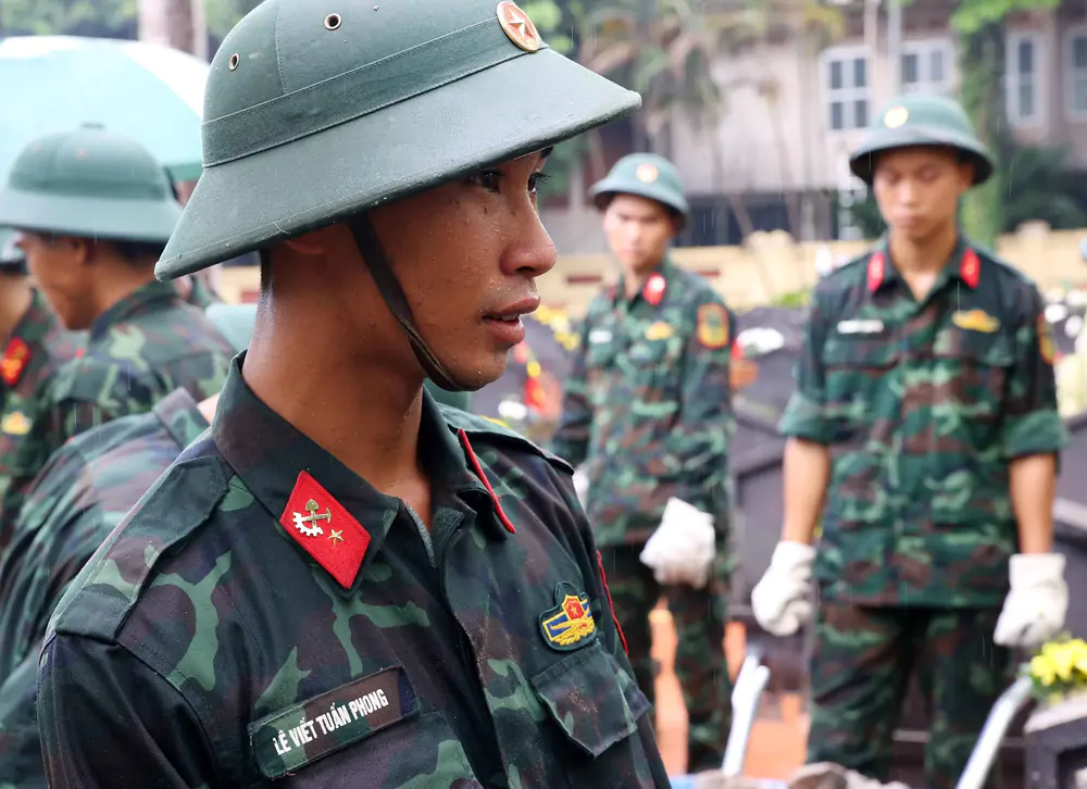 Hà Nội triển khai việc khai quật, lấy mẫu và bàn giao mẫu hài cốt liệt sĩ - Ảnh 21.