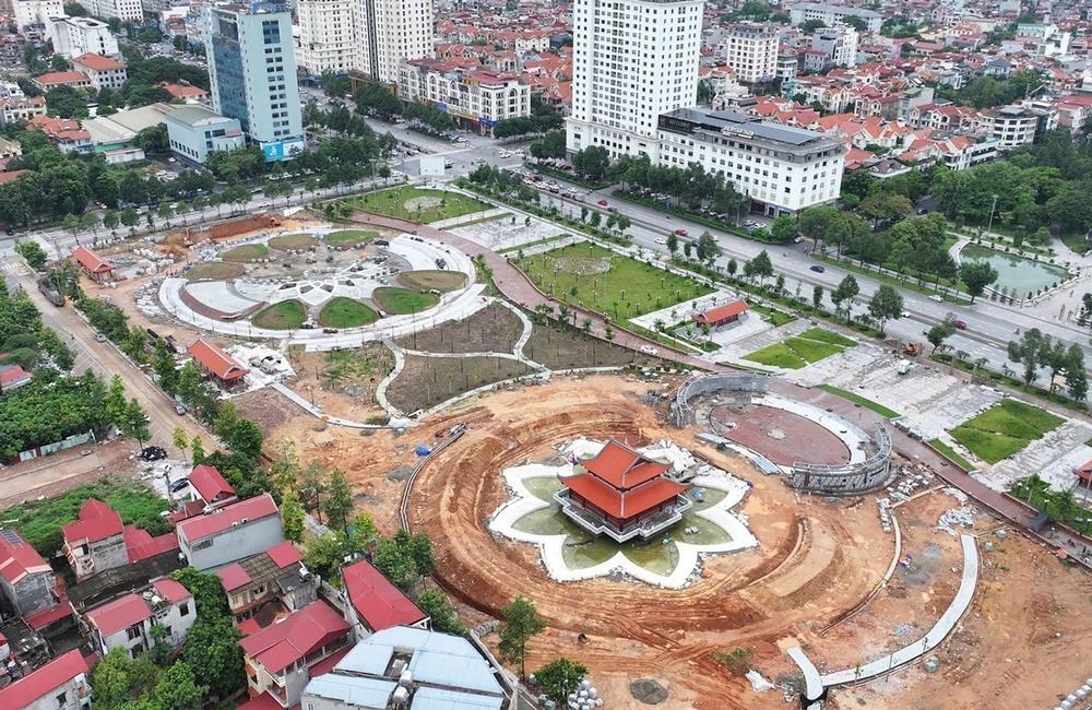 Bắc Ninh khẩn trương hoàn thành các hạng mục Dự án Công viên Văn Miếu trước ngày 15/8 - Ảnh 2. Bắc Ninh khẩn trương hoàn thành các hạng mục Dự án Công viên Văn Miếu trước ngày 15/8 - Ảnh 2.