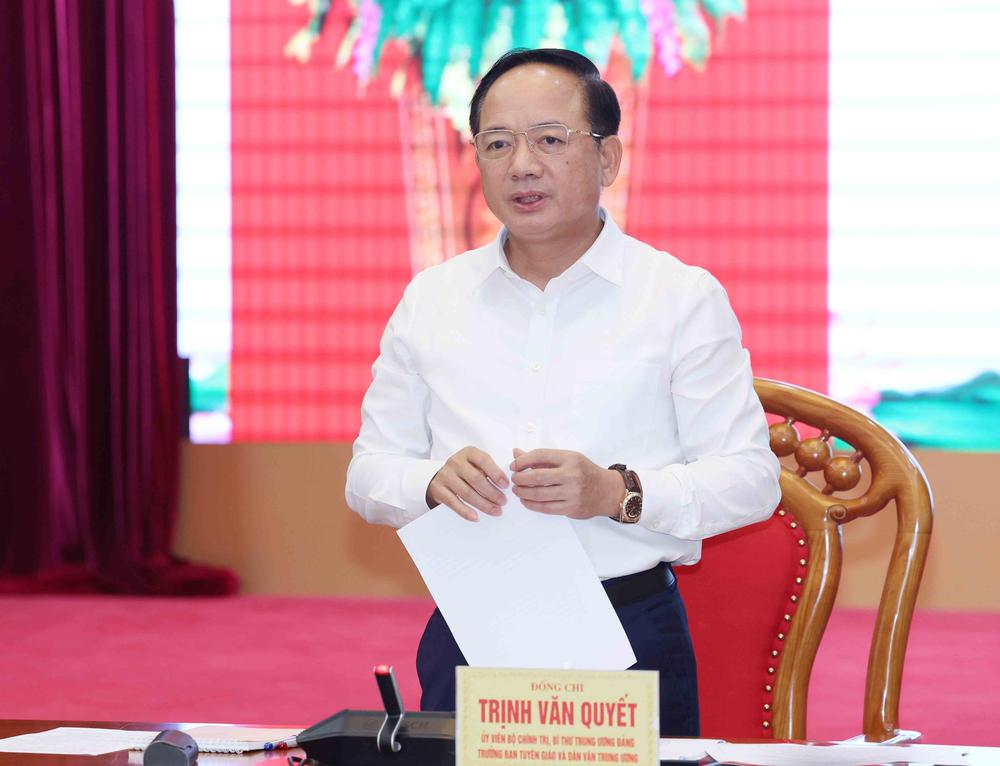 Trưởng Ban Tuyên giáo và Dân vận Trung ương làm việc với các cơ quan báo chí về trọng tâm công tác thông tin, tuyên truyền - Ảnh 2. Trưởng Ban Tuyên giáo và Dân vận Trung ương làm việc với các cơ quan báo chí về trọng tâm công tác thông tin, tuyên truyền - Ảnh 2.
