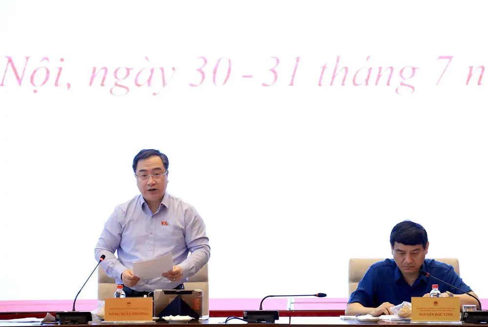 Tiếp tục Phiên họp toàn thể lần thứ ba Uỷ ban Văn hoá và Xã hội của Quốc hội - Ảnh 3.