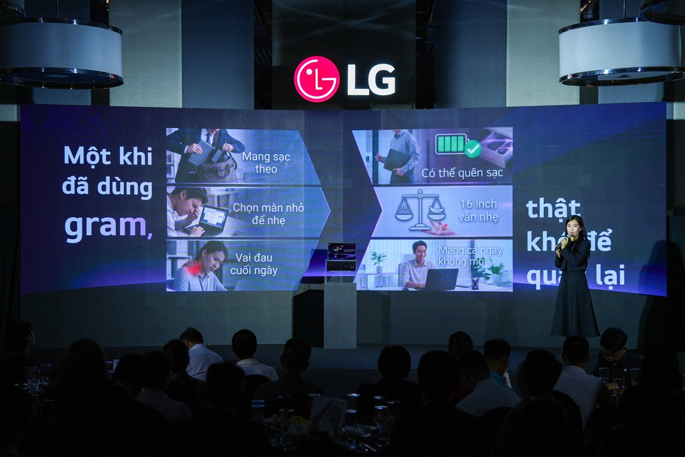 LG Electronics ra mắt dòng laptop LG gram AI 2026 tại Việt Nam - Ảnh 1. LG Electronics ra mắt dòng laptop LG gram AI 2026 tại Việt Nam - Ảnh 1.