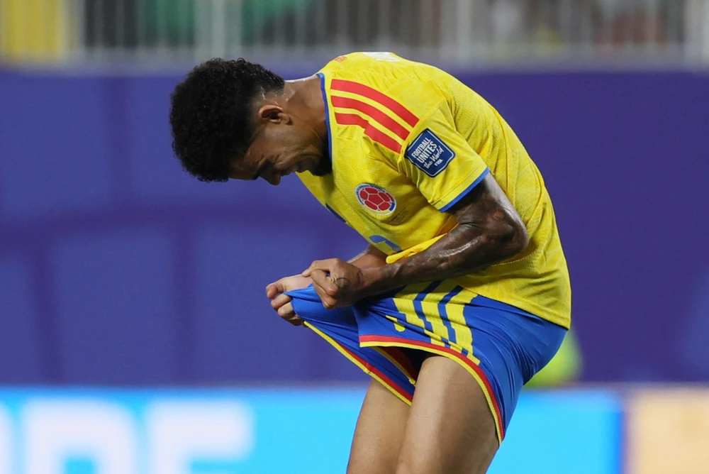 Thắng tối thiểu Ghana, Colombia giành tấm vé cuối vào vòng 16 đội World Cup 2026 - Ảnh 2. Thắng tối thiểu Ghana, Colombia giành tấm vé cuối vào vòng 16 đội World Cup 2026 - Ảnh 2.