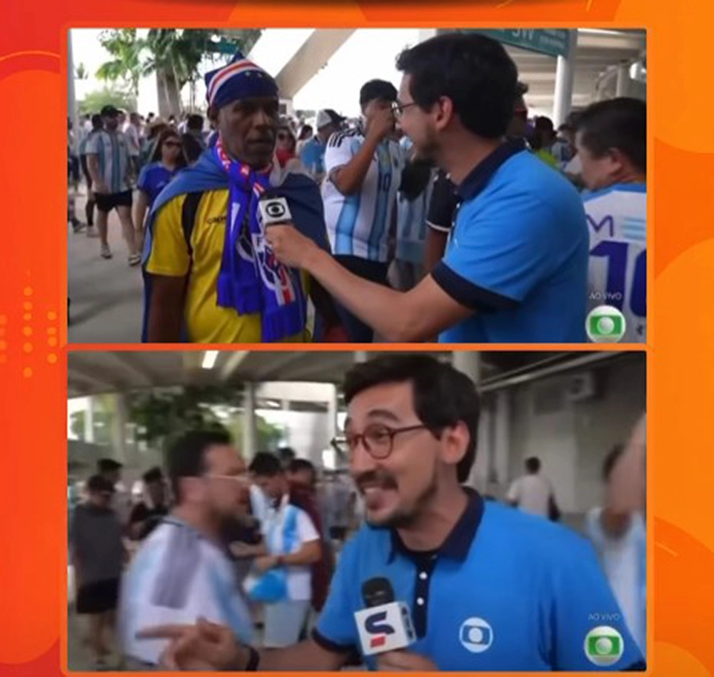 Tự tin dự đoán ĐT Argentina bị loại, CĐV khiến phóng viên Brazil ngỡ ngàng: 'Tôi là bố thủ môn Cape Verde' - Ảnh 1. Tự tin dự đoán ĐT Argentina bị loại, CĐV khiến phóng viên Brazil ngỡ ngàng: 'Tôi là bố thủ môn Cape Verde' - Ảnh 1.