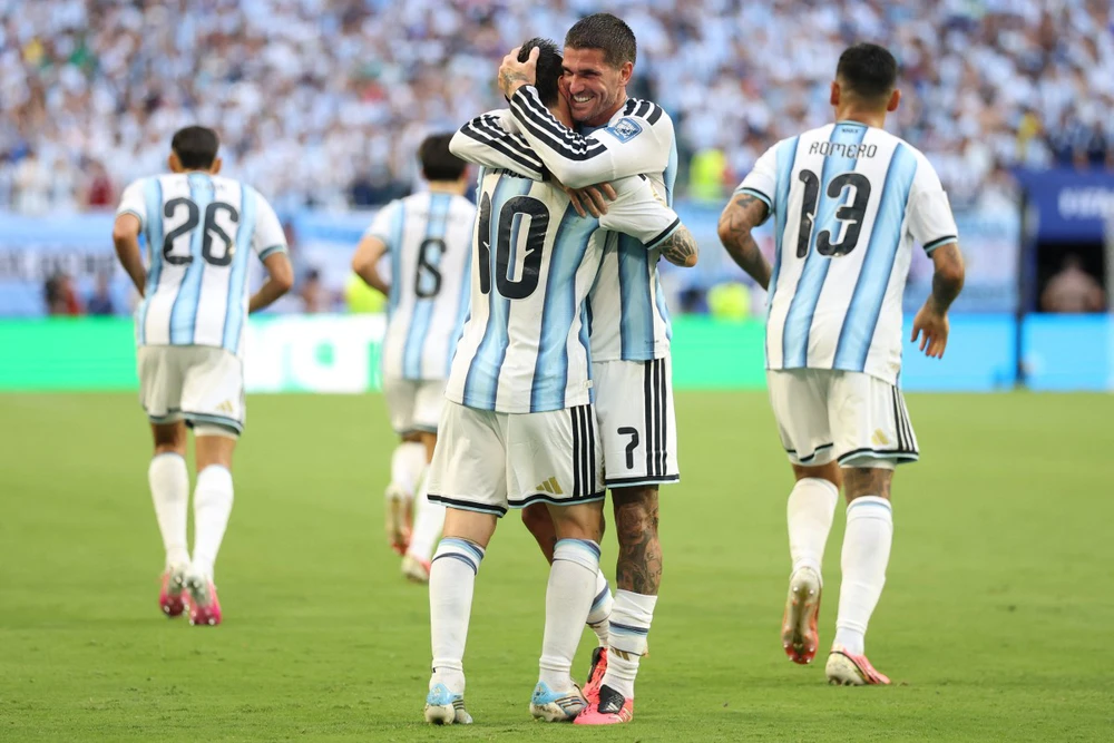 Argentina toàn thắng trước Ai Cập trong hai cuộc đối đầu trước đó giữa họ trong lịch sử. Ảnh: AFP Argentina toàn thắng trước Ai Cập trong hai cuộc đối đầu trước đó giữa họ trong lịch sử. Ảnh: AFP