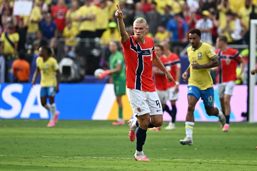 Brazil 1-2 Na Uy: Khi con quái vật Haaland thức giấc - Ảnh 2. Brazil 1-2 Na Uy: Khi con quái vật Haaland thức giấc - Ảnh 2.