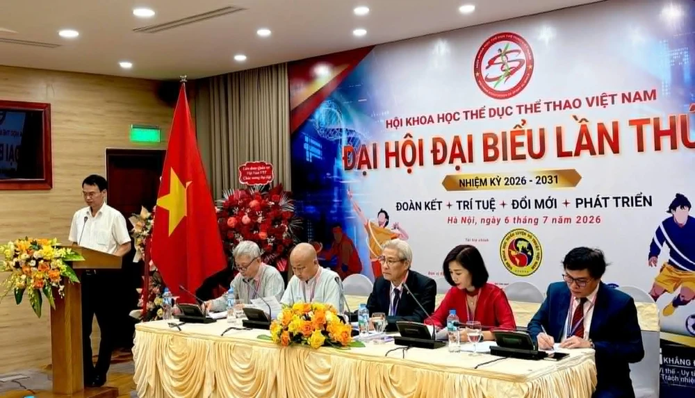 Đại hội đại biểu Hội Khoa học Thể dục Thể thao Việt Nam lần thứ III, nhiệm kỳ 2026–2031 - Ảnh 1. Đại hội đại biểu Hội Khoa học Thể dục Thể thao Việt Nam lần thứ III, nhiệm kỳ 2026–2031 - Ảnh 1.