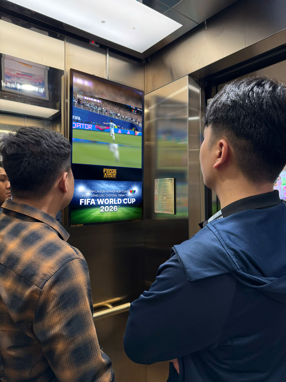 Focus Media đưa World Cup 2026™ vào thang máy bằng công nghệ 5G - Ảnh 2. Focus Media đưa World Cup 2026™ vào thang máy bằng công nghệ 5G - Ảnh 2.
