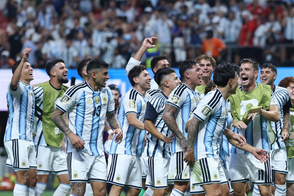 Argentina vất vả vượt qua Ai Cập 3-2 ở vòng 1/8 World Cup 2026. Ảnh: AFP