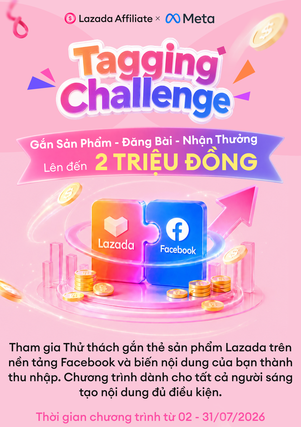 Lazada hợp tác Meta, mở rộng cơ hội kiếm thu nhập từ sáng tạo nội dung - Ảnh 2. Lazada hợp tác Meta, mở rộng cơ hội kiếm thu nhập từ sáng tạo nội dung - Ảnh 2.