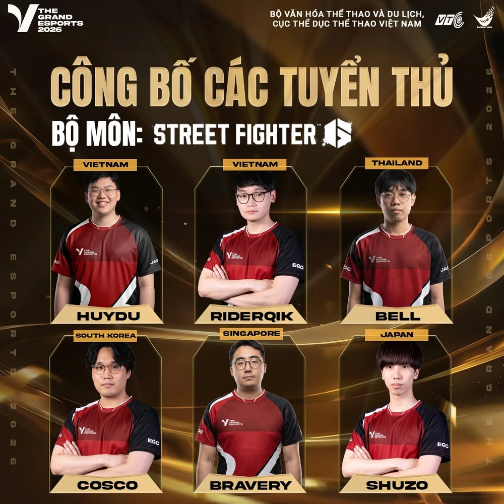 Esports Grand Championship 2026: Điểm hẹn của các tài năng thể thao điện tử châu lục - Ảnh 1. Esports Grand Championship 2026: Điểm hẹn của các tài năng thể thao điện tử châu lục - Ảnh 1.