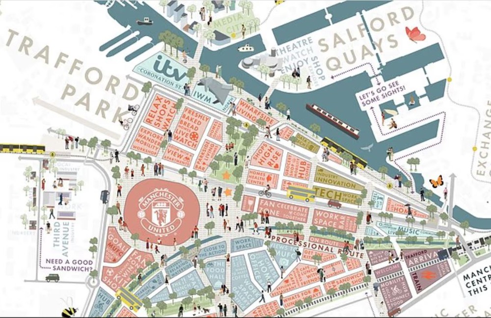 MU lần đầu hé lộ vị trí sân Old Trafford mới trị giá 2 tỷ bảng - Ảnh 2. MU lần đầu hé lộ vị trí sân Old Trafford mới trị giá 2 tỷ bảng - Ảnh 2.
