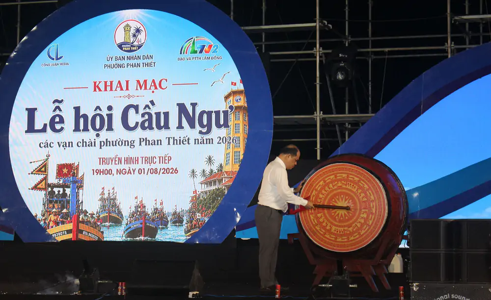 Lễ hội Cầu ngư Phan Thiết mang đậm nét văn hóa đặc sắc ngư dân vùng biển Lâm Đồng - Ảnh 1.