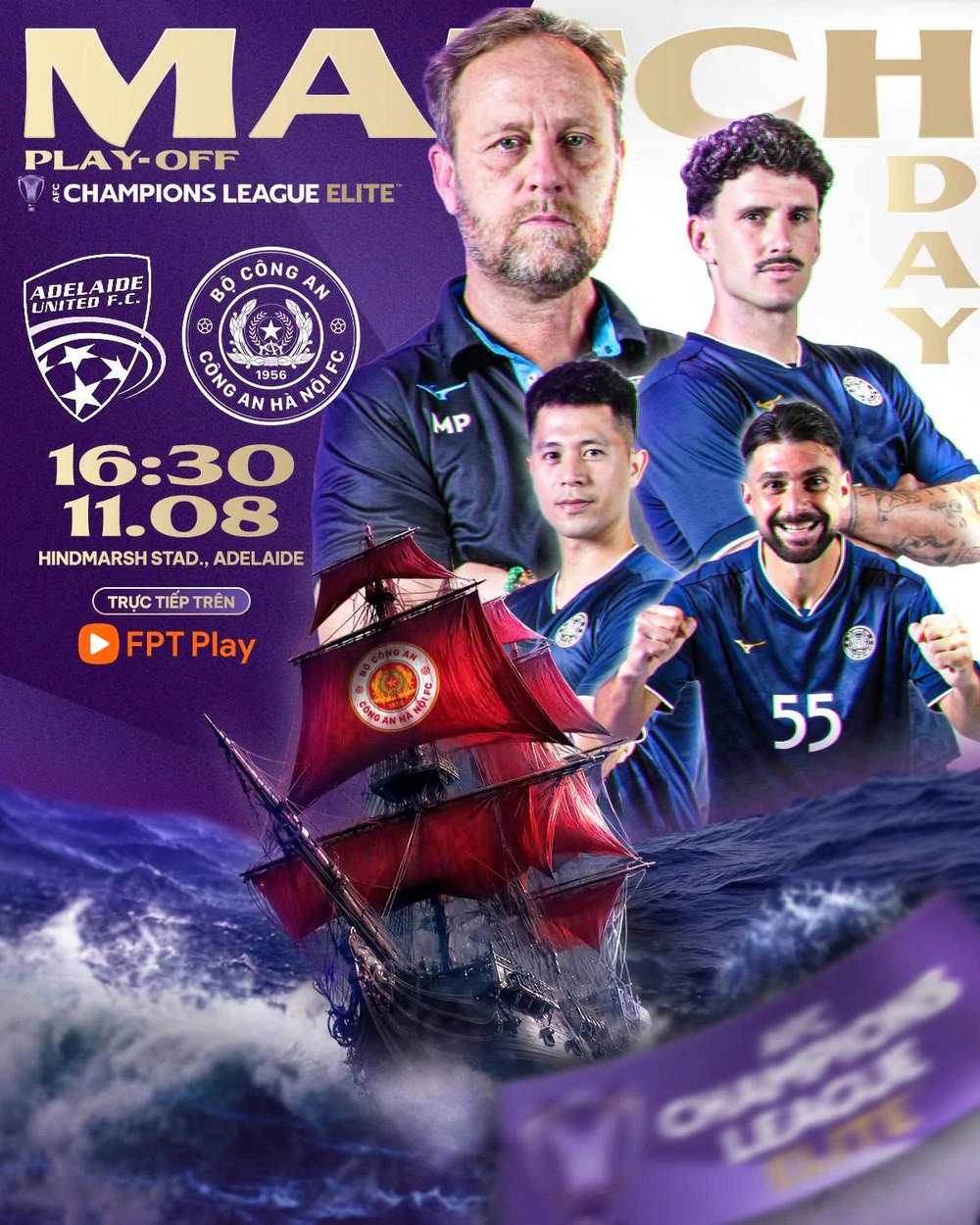 Link xem trực tiếp bóng đá Adelaide United vs CAHN FC 16h30 hôm nay, AFC Champions League - Ảnh 2. Link xem trực tiếp bóng đá Adelaide United vs CAHN FC 16h30 hôm nay, AFC Champions League - Ảnh 2.
