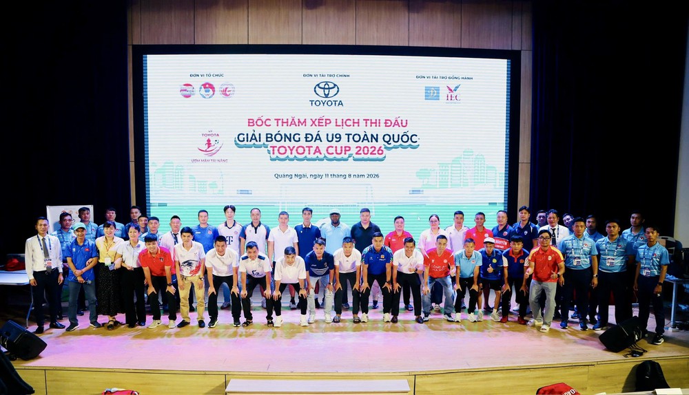 Giải bóng đá U9 toàn quốc Toyota Cup 2026: Xuất hiện bảng đấu "tử thần" - Ảnh 2.